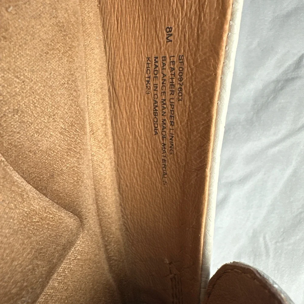 Sofft Women’s Leather Allie Penny Loafers Cream Leather Size 8M New - Picture 6 of 7